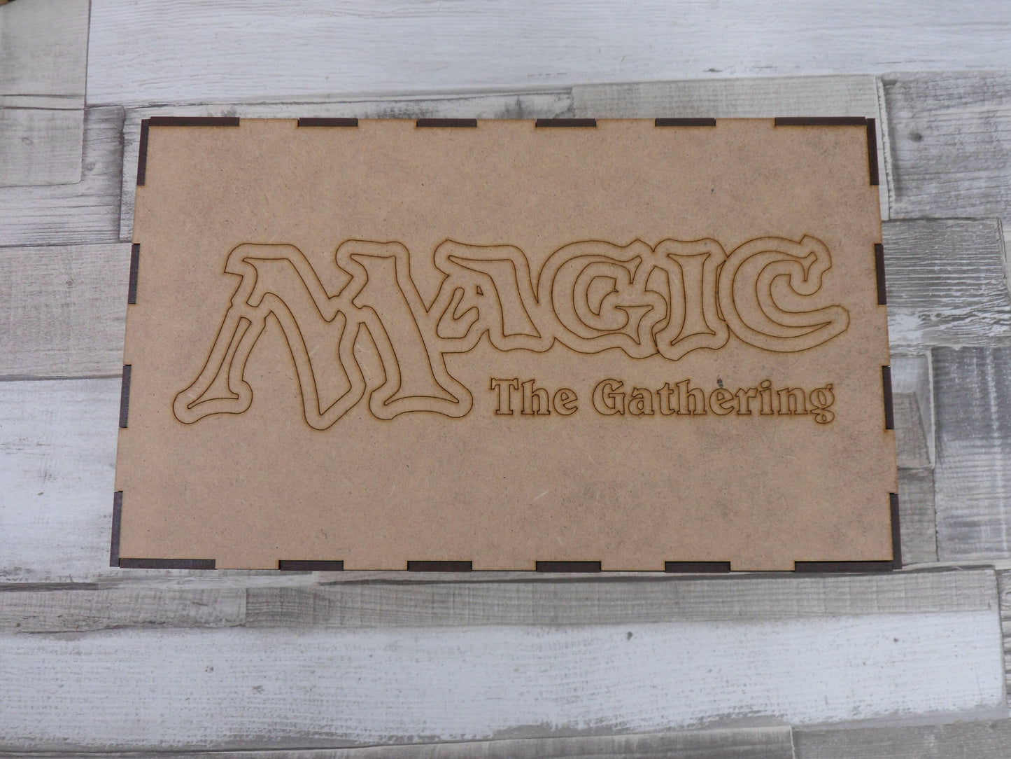 MTG Toploader sleeved trading card storage box