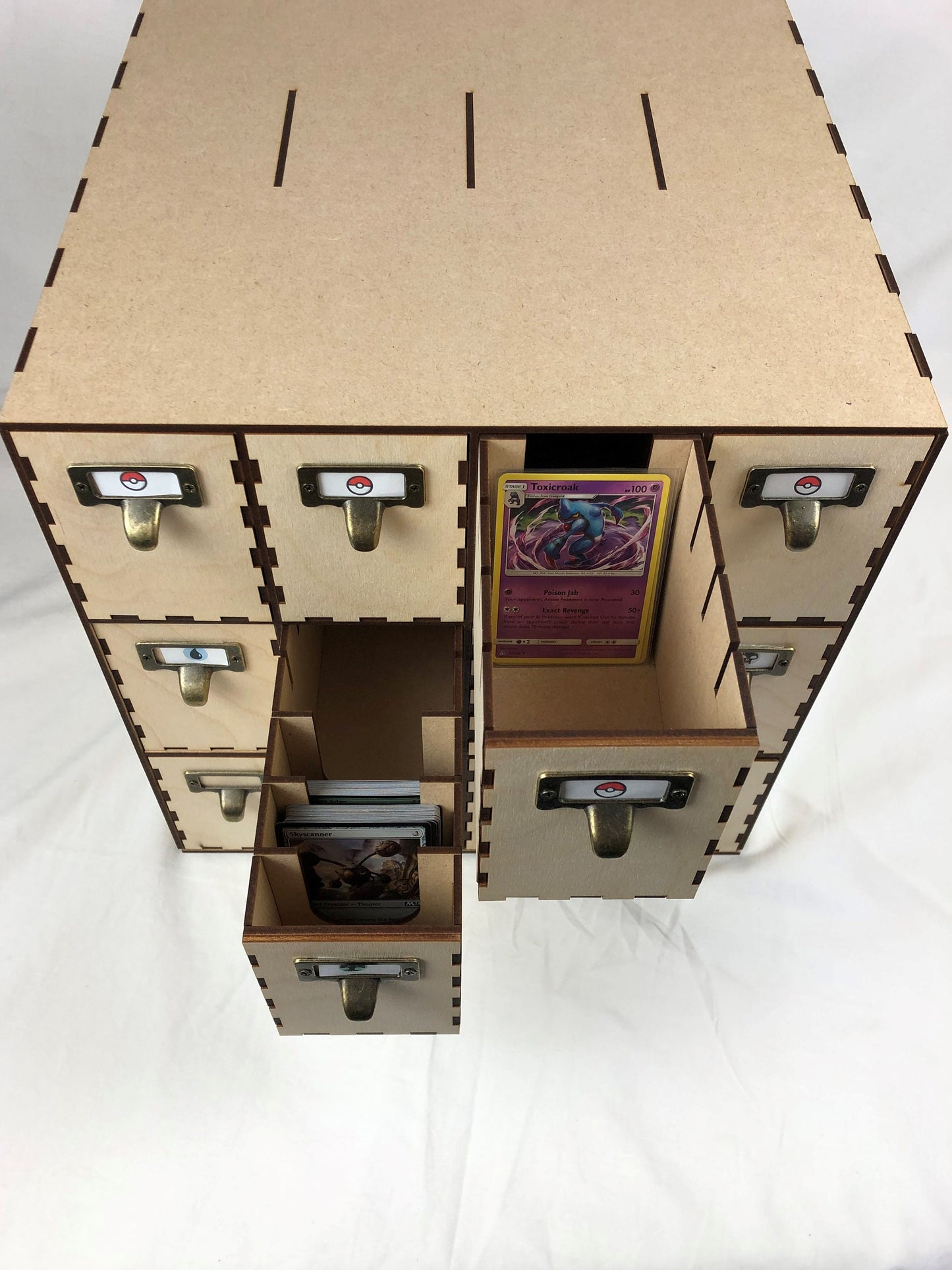 12 drawer Trading Card Cabinet - Kallax Insert