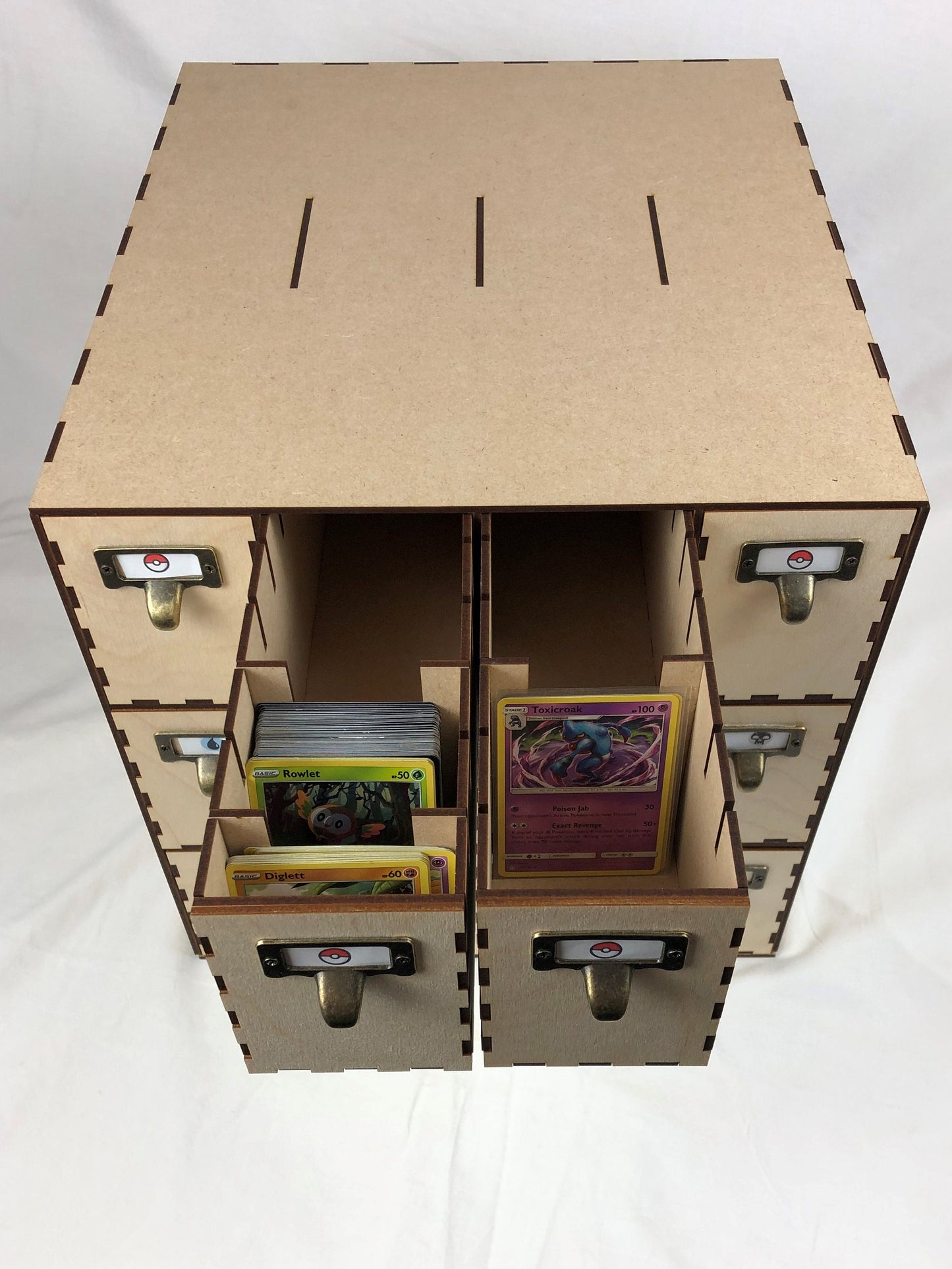 12 drawer Trading Card Cabinet - Kallax Insert