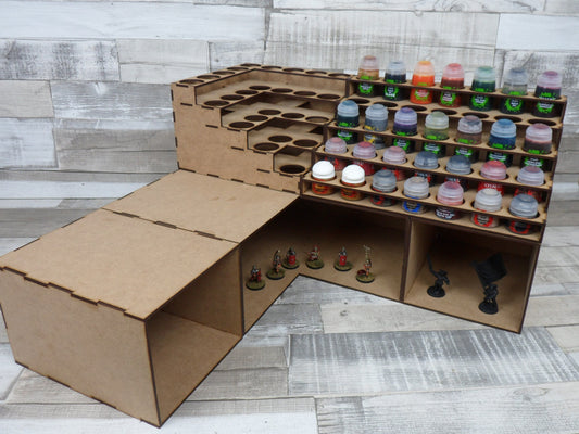 Corner & 2 Half hutches - Modular Storage