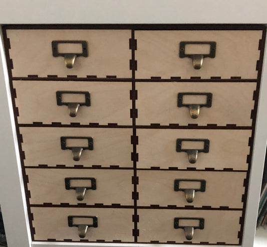 Citadel kallax paint Cabinet  - 10 birch drawers