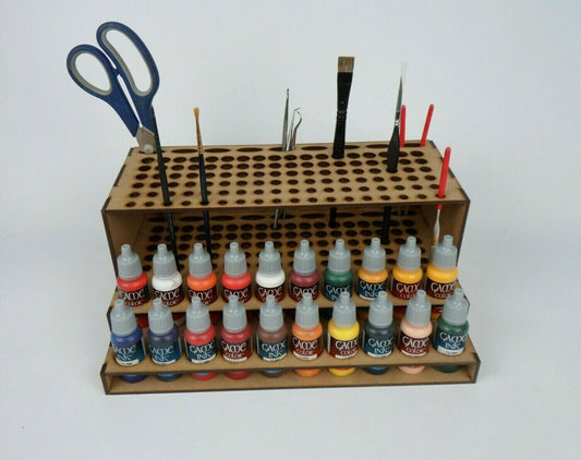 Vallejo / Army Painter Paint, Brush & Tool stand - 5 tier