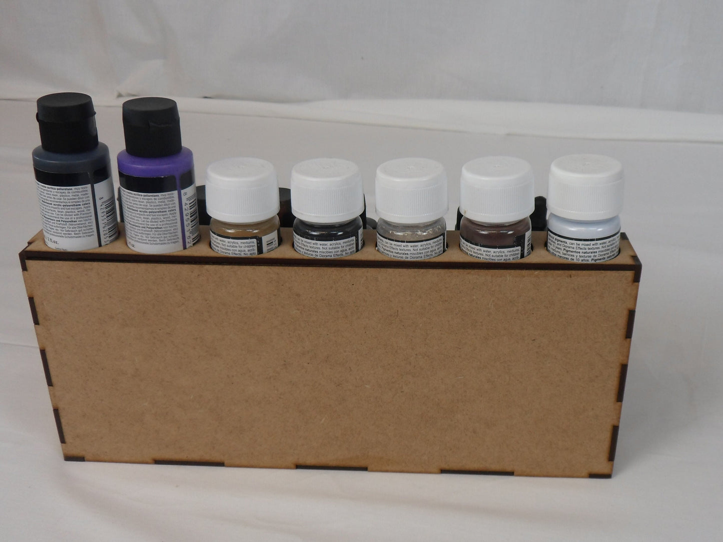 Vallejo wash, Pigments, Liquitex inks, and AK 36mm Paint Stand - 5 tier