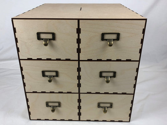 Vallejo / Army Painter Bottle 6 Drawer Paint Cabinet