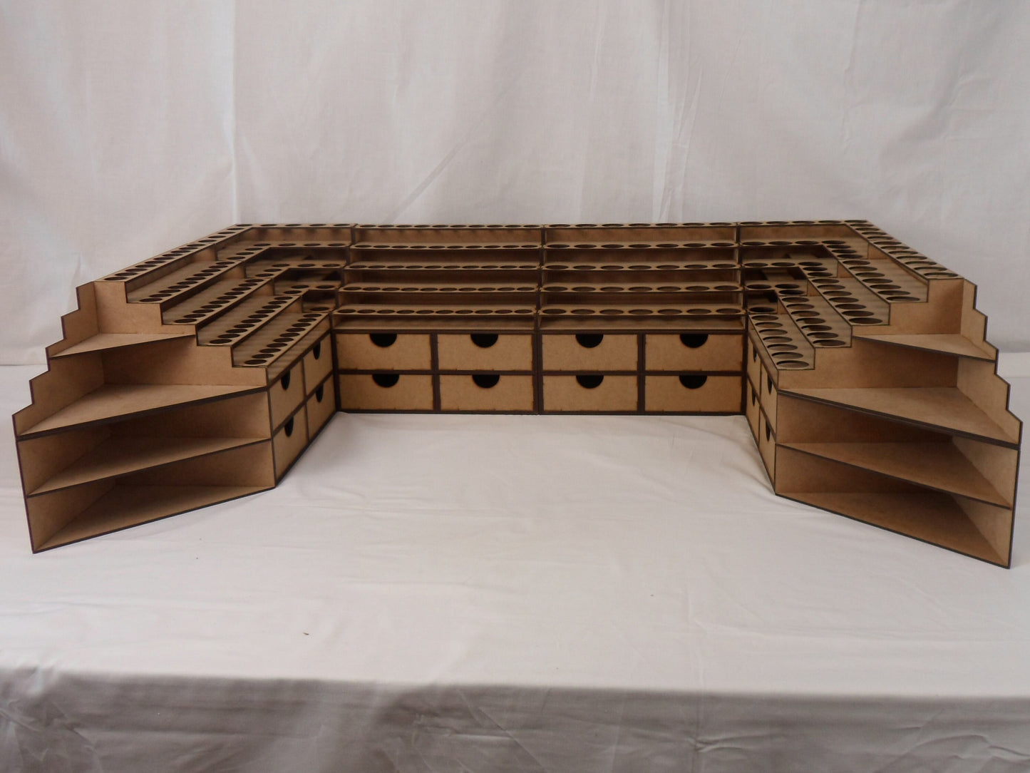 Mega Desk Set - With Finishing Ends - Modular Setup