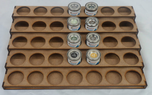 Humbrol enamel paint stand - 5 tier