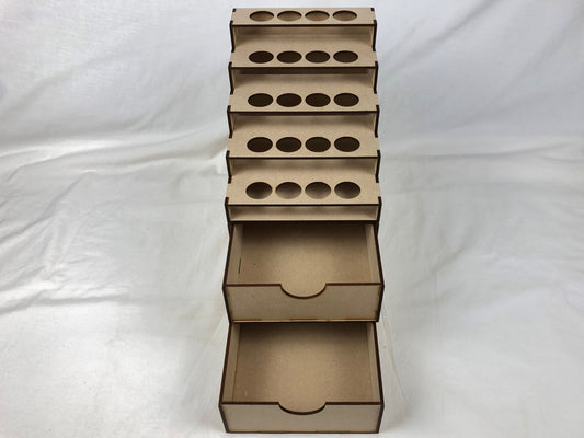 Vallejo / Army Painter Paint Half Stand & Half Size Storage drawers