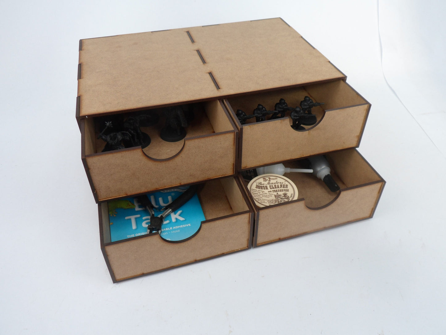 Ultimate Desk Set With Hutches & Finishing Ends - Modular Setup