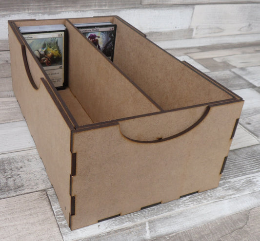 MTG Toploader sleeved trading card storage box