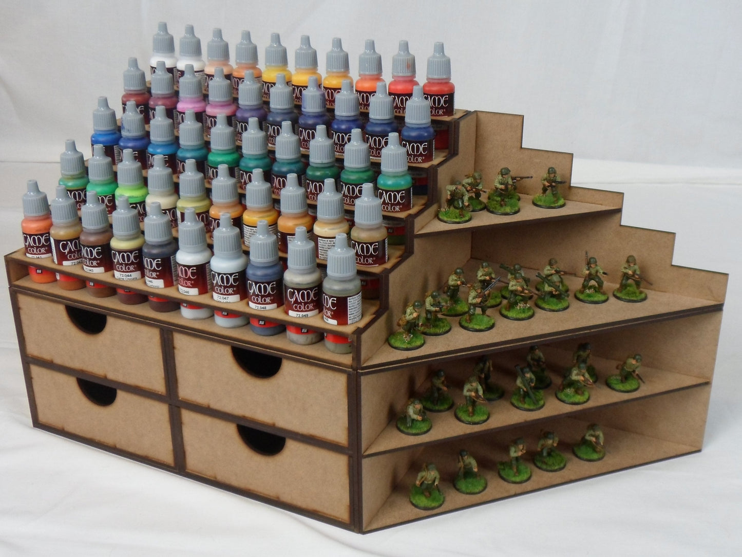 Mega Desk Set - With Finishing Ends - Modular Setup