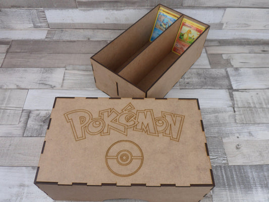 Pokémon trading cards storage box