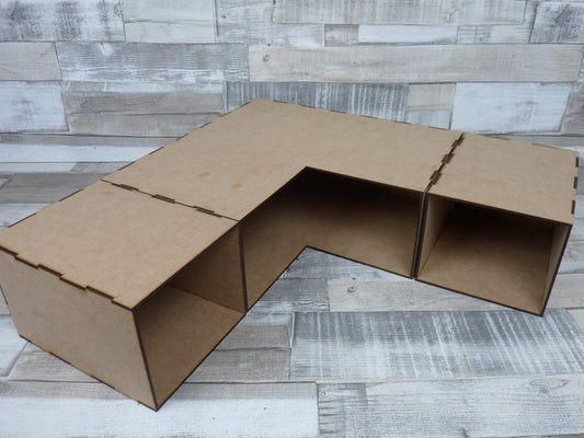 Corner & 2 Half hutches - Modular Storage