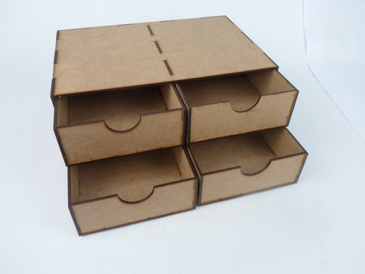 4 Drawer Storage drawers - Modular storage