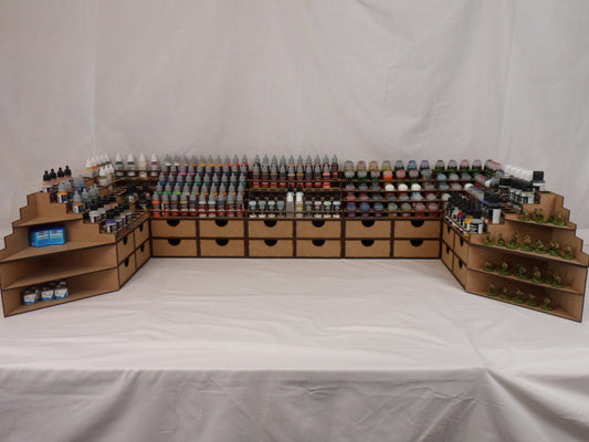 Ultimate Desk Set With Finishing Ends - Modular Setup
