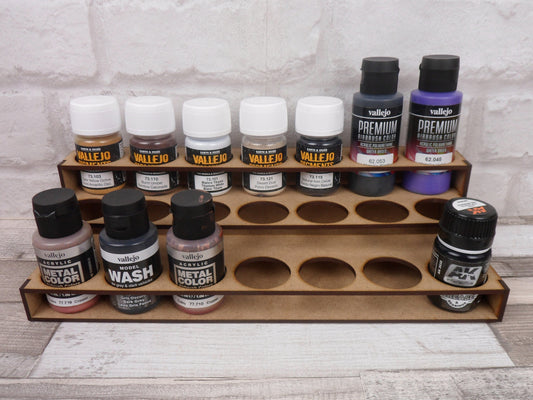 Vallejo wash, Pigments, Liquitex inks, and AK 36mm Paint Stand - 3 Tier